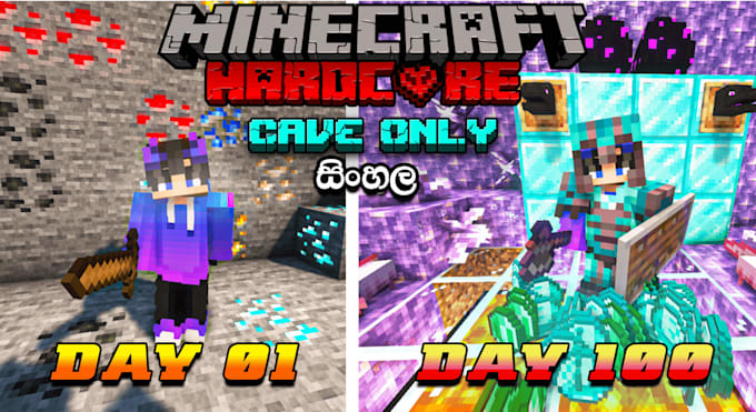design high quality viral minecraft thumbnails for your youtube channel