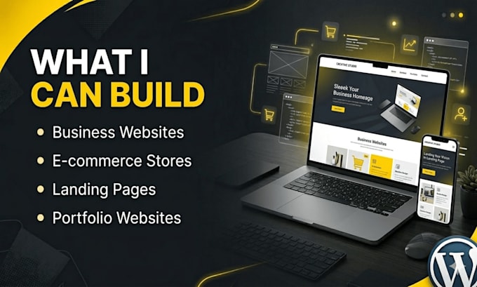 design, develop, or redesign a professional wordpress website