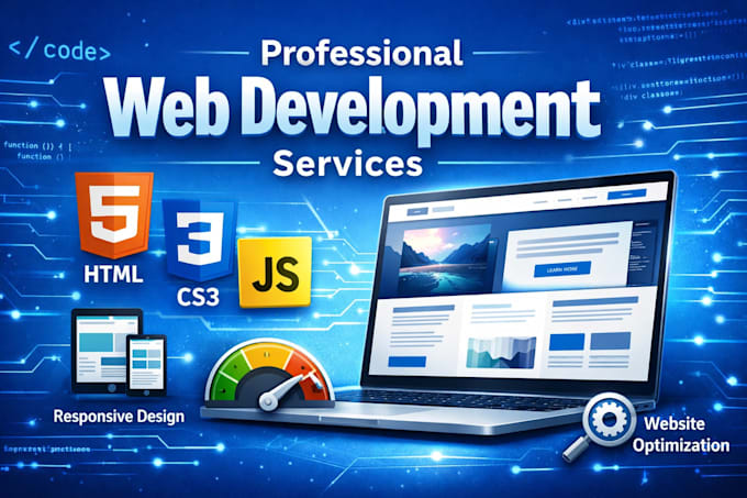 a professional responsive website using HTML CSS javascript