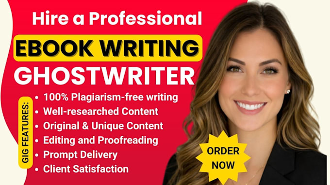 be your book writer, ebook ghostwriter, self help ebook writer ghost book writer