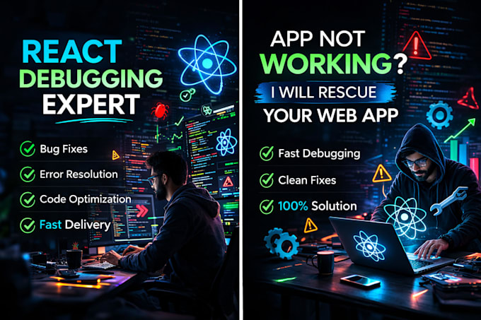 fix react bugs errors and broken web apps