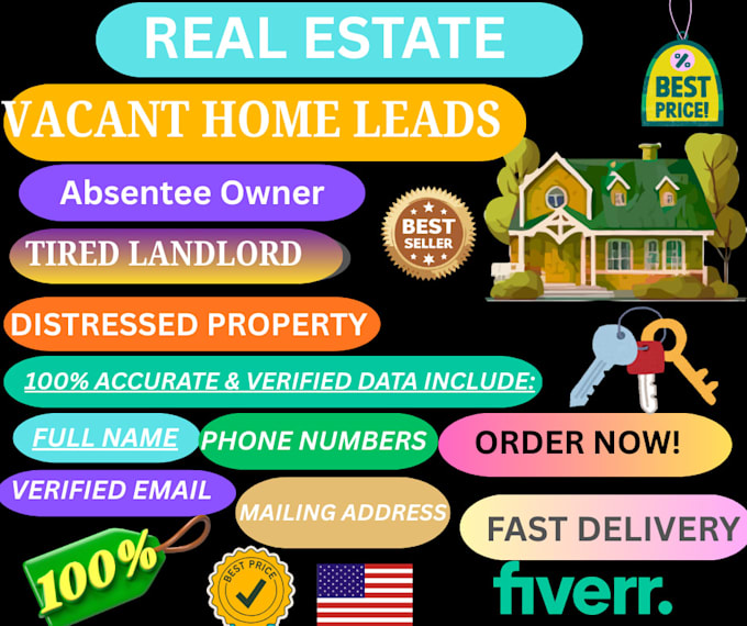 do provide you 100 vacant property leads with skip tracing