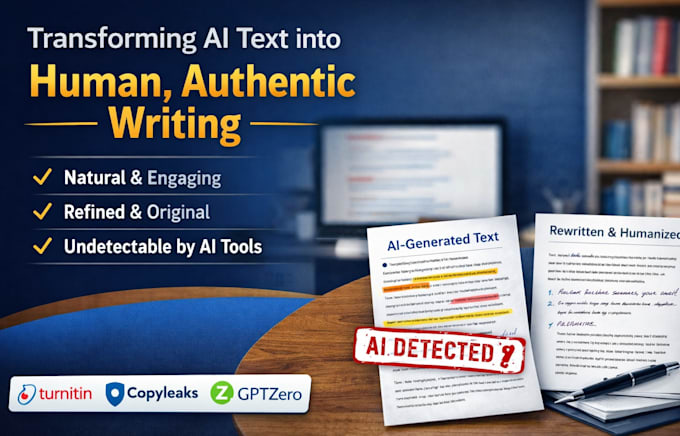 rewrite your ai text to be human, natural, and original