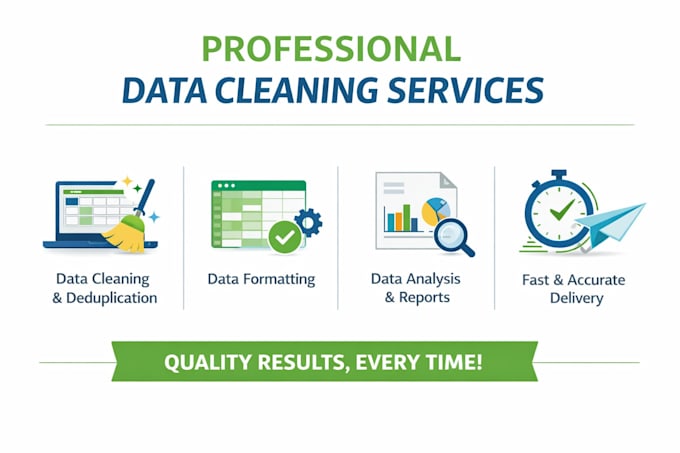execute highspeed excel data entry, data cleaning,formatting and CRM formatting