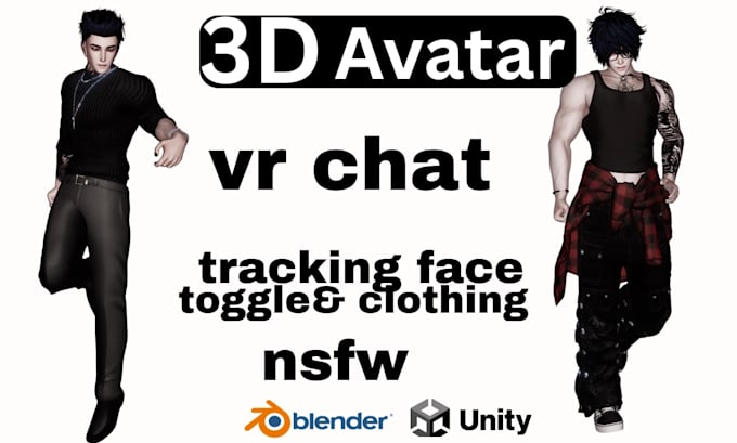 Fare avatar vrchat personalizzati vrc avatar modello anime vr per face ...