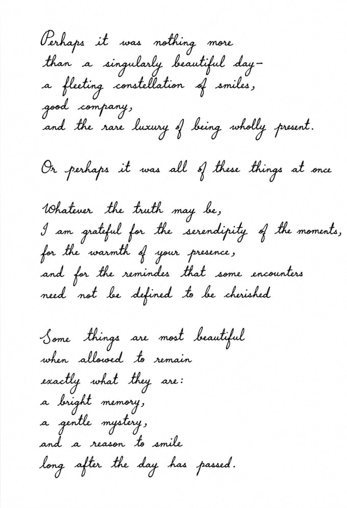 handwrite letters, notes, or documents for you