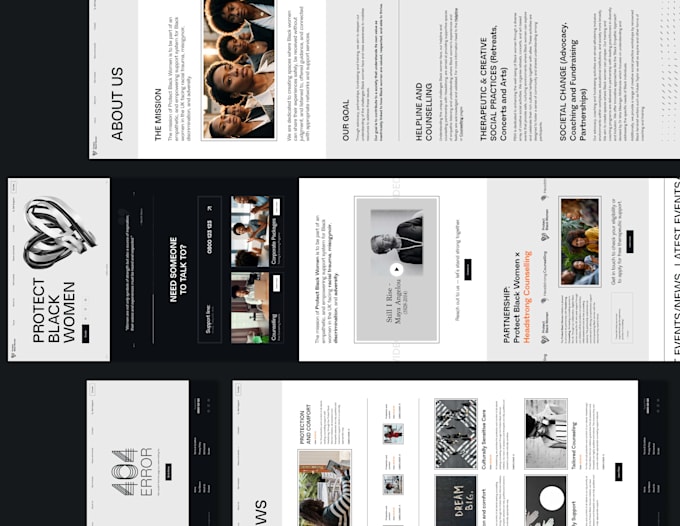 design nonprofit charity ngo website fundraising program donation platform page