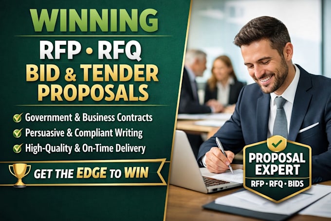 write a winning rfp, rfq, bid proposal, and tender proposal