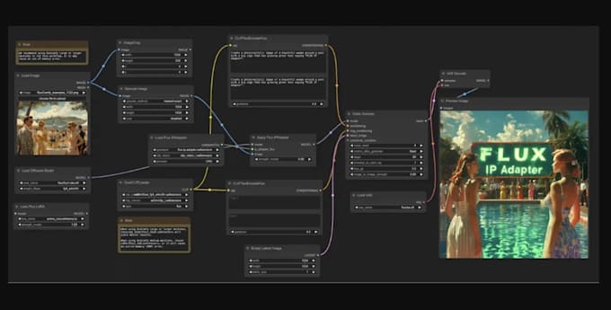create lora model and create comfyui workflow for stable diffusion