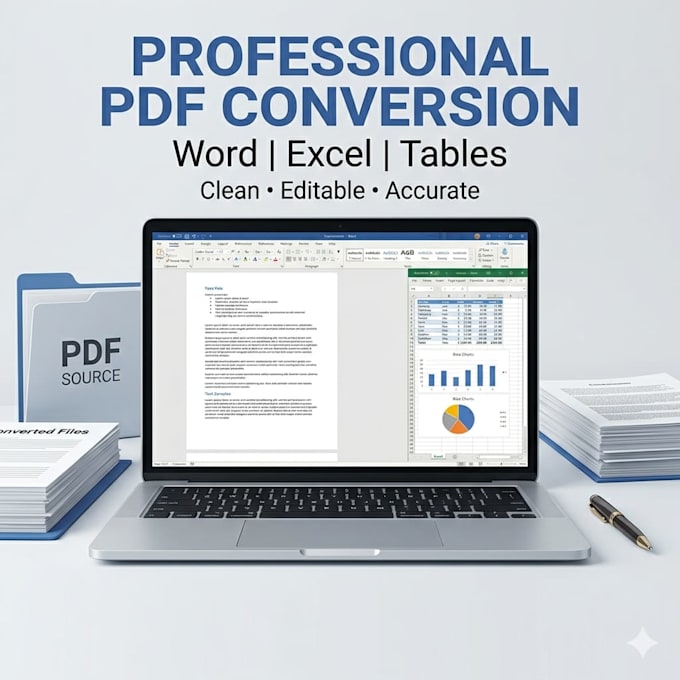 convert pdfinto editable word or excel manually