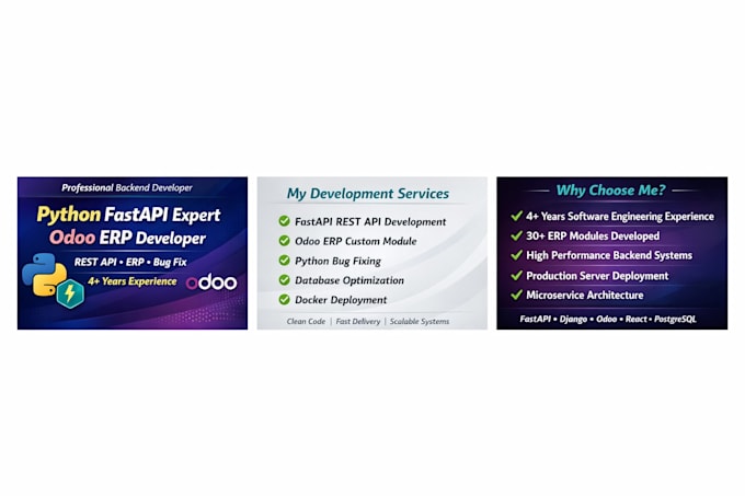 develop a high performance rest API using python fastapi