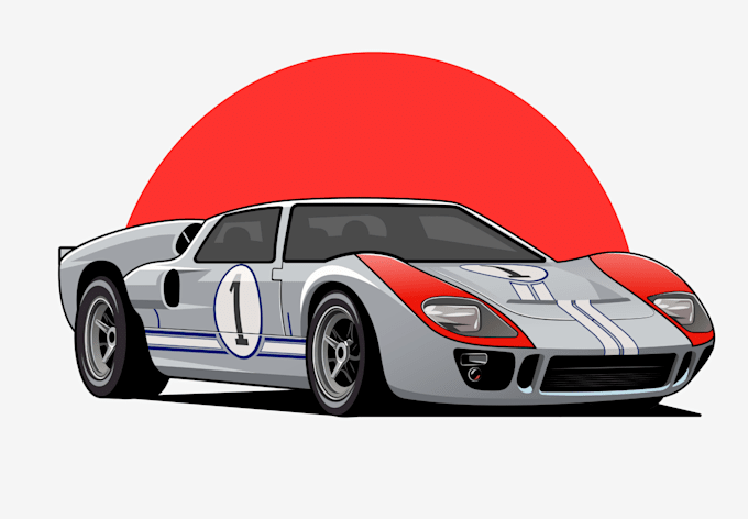 turn your vehicle into a vector portrait