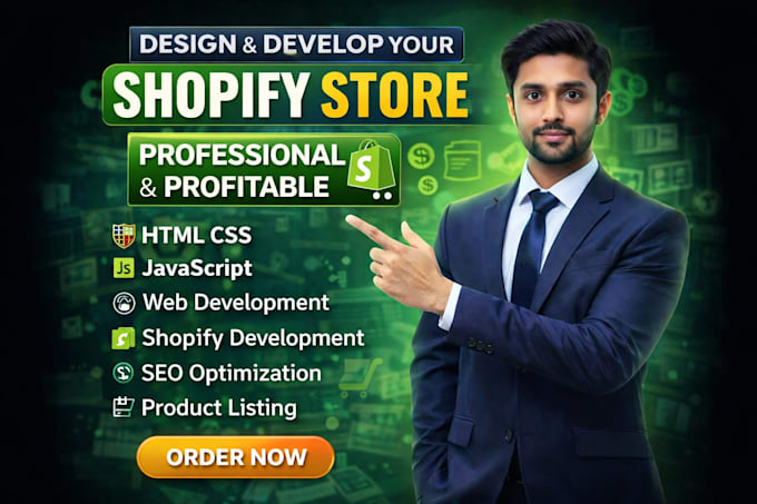 design, develop and customize a high converting shopify dropshipping store