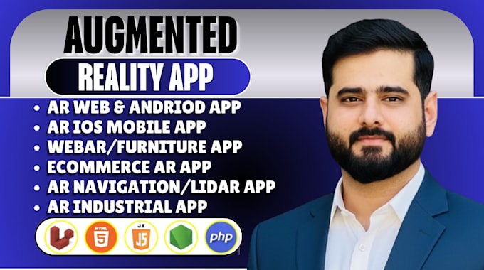 develop augmented reality app, location based ar app, lidar app with 3d scanning