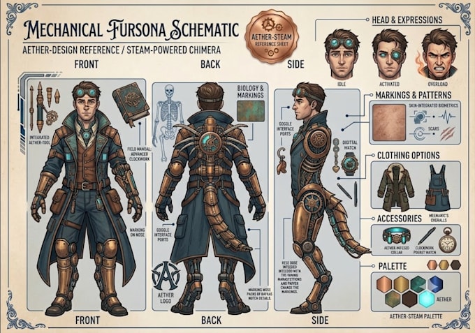 draw anthro ref sheet furry reference sheet anime ref sheet fursona ref sheet