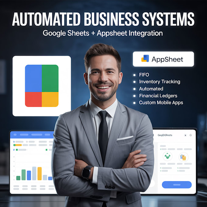create automated accounting dashboards and custom appsheet apps