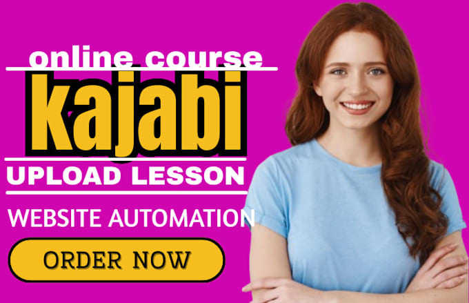 setup kajabi online course upload lessons and structure your program