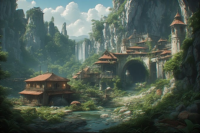create environment concept art