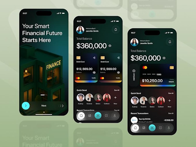 develop a fintech app and integrate plaid with mobile design