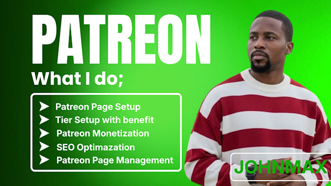 be your patreon expert patreon page setup and patreon optimization