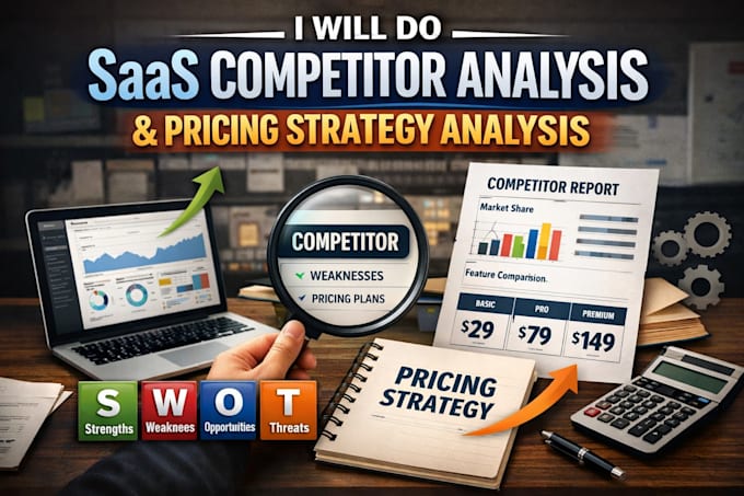 do saas competitor analysis, competitor teardown and pricing strategy analysis