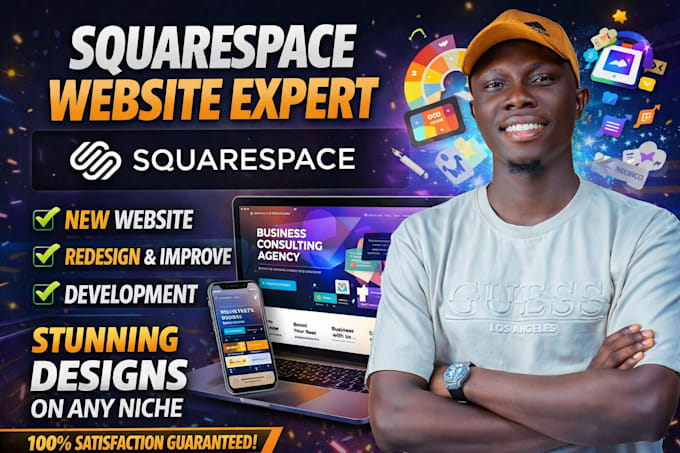 build squarespace website, squarespace redesign, squarespace website development