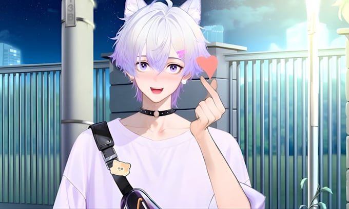 model and rig live2d vtuber model vtuber commission 2d anime vtuber studio