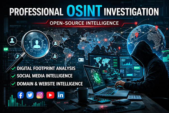 perform professional osint investigation and digital footprint analysis