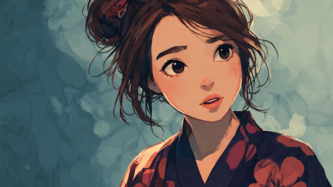 draw anime, fanart portrait illustration
