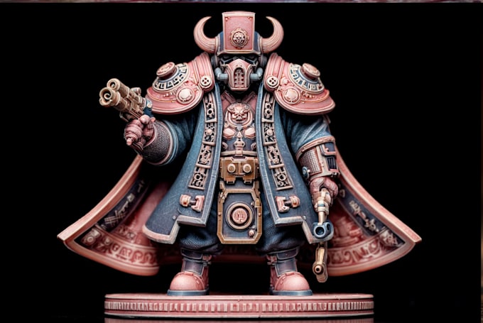 creat 3d print and paint anime figure warhammer