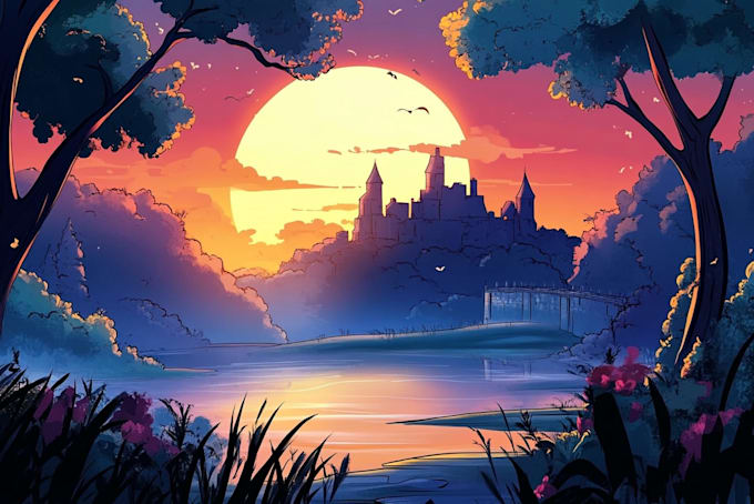 do amazing background art