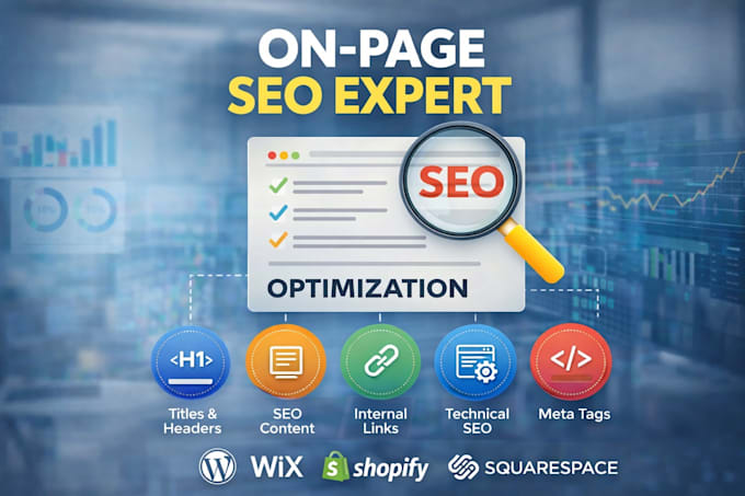 provide complete onpage SEO for wordpress shopify wix websites
