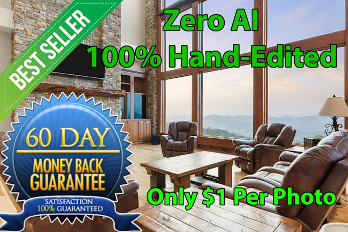 provide real estate photography editing within 12 hours