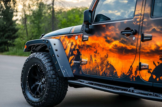 car wrap, truck wrap, van wrap design