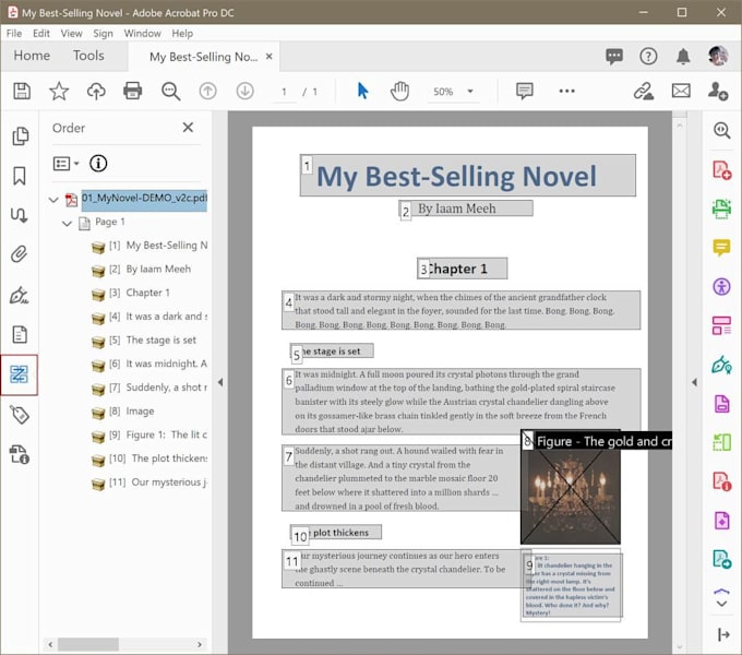 make your PDF accessible for wcag and screen readers