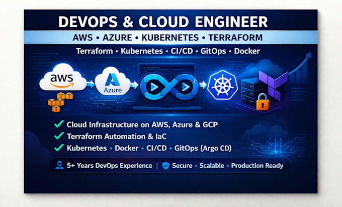 be your devops and cloud engineer for AWS azure kubernetes and terraform