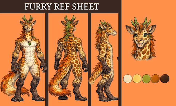 furry ref sheet fursona ref sheet furry reference sheet anthro nsfw character oc