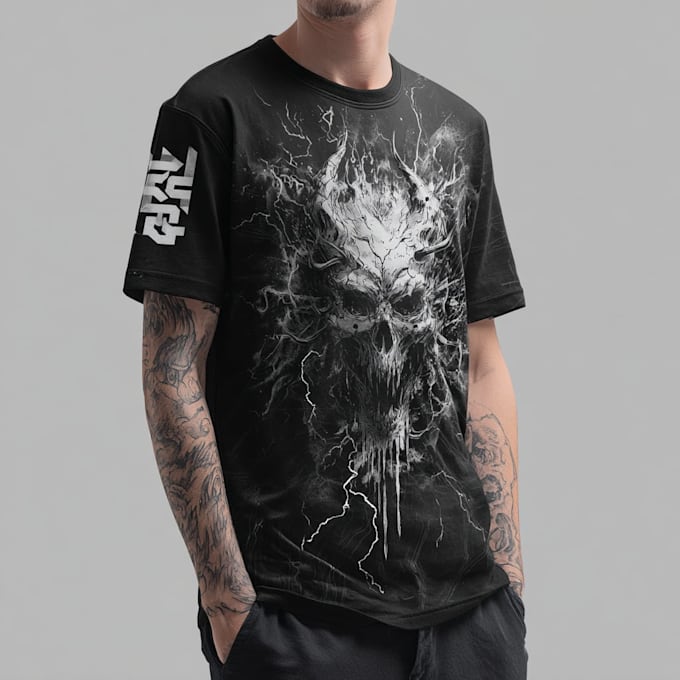 make metal, punk, hardcore, horror tshirt designs