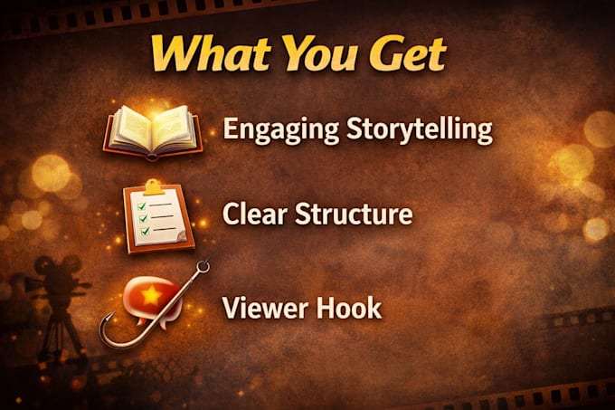 write engaging youtube scripts and creative storytelling scripts