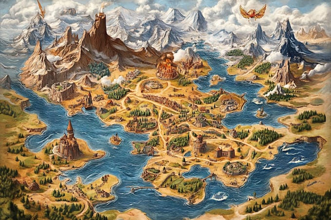 do fantasy map design