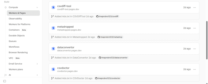 build and deploy a free SEO web tool on cloudflare pages