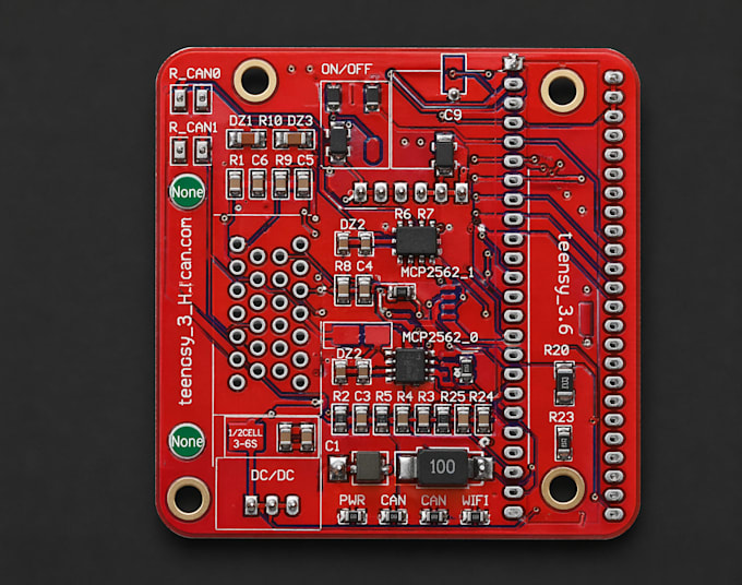 design automotive ecu interface obd2 data logger and vehicle telemetry pcb