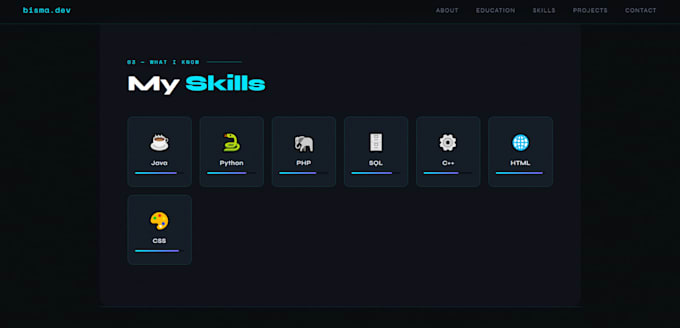 create a modern website using HTML, CSS and javascript