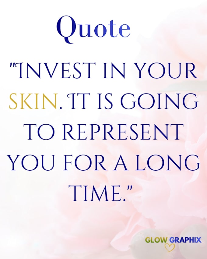 design aesthetic beauty and skincare social media posts