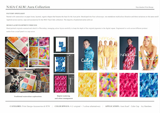create seamless textile patterns for fashion