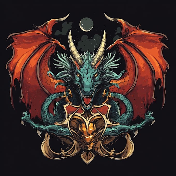 make a medieval vintage fantasy logo