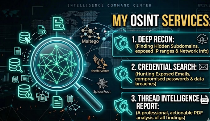 do deep osint reconnaissance and find leaked data