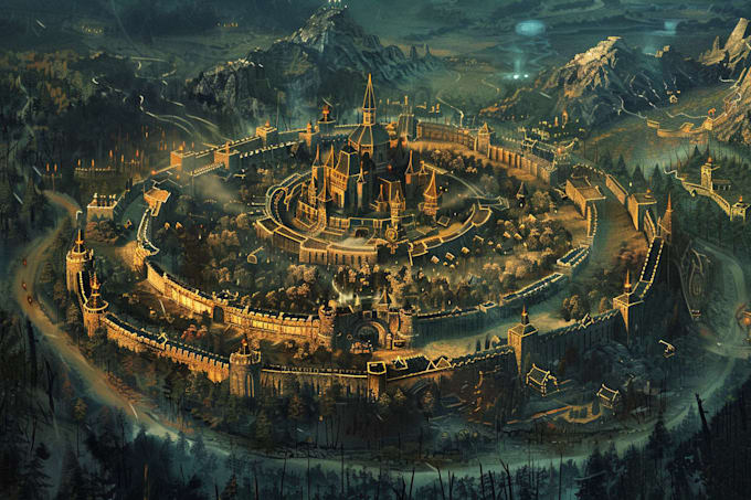 create your fantasy city map