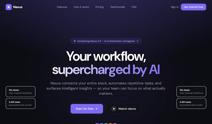 be your front end developer for custom website, landing page
