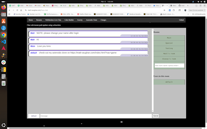 build your web page
